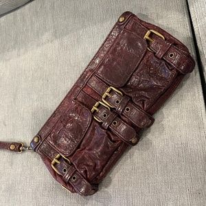 Leather Kooba clutch